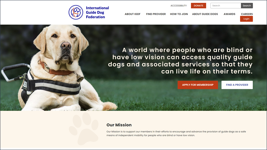 Guide Dogs Attain Prestigious IGDF Accreditation in 2023