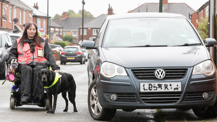 Guide Dogs Campaigns for Stronger Laws on Pavement Parking