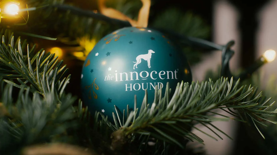 The Innocent Hound’s Festive Bauble: Gourmet Treats Meet Christmas Decor