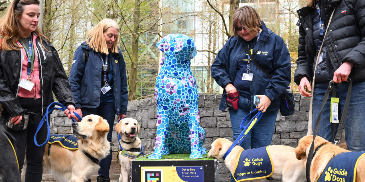 Paws on the Wharf: Guide Dogs Launches Inclusive Art Trail in Canary Wharf