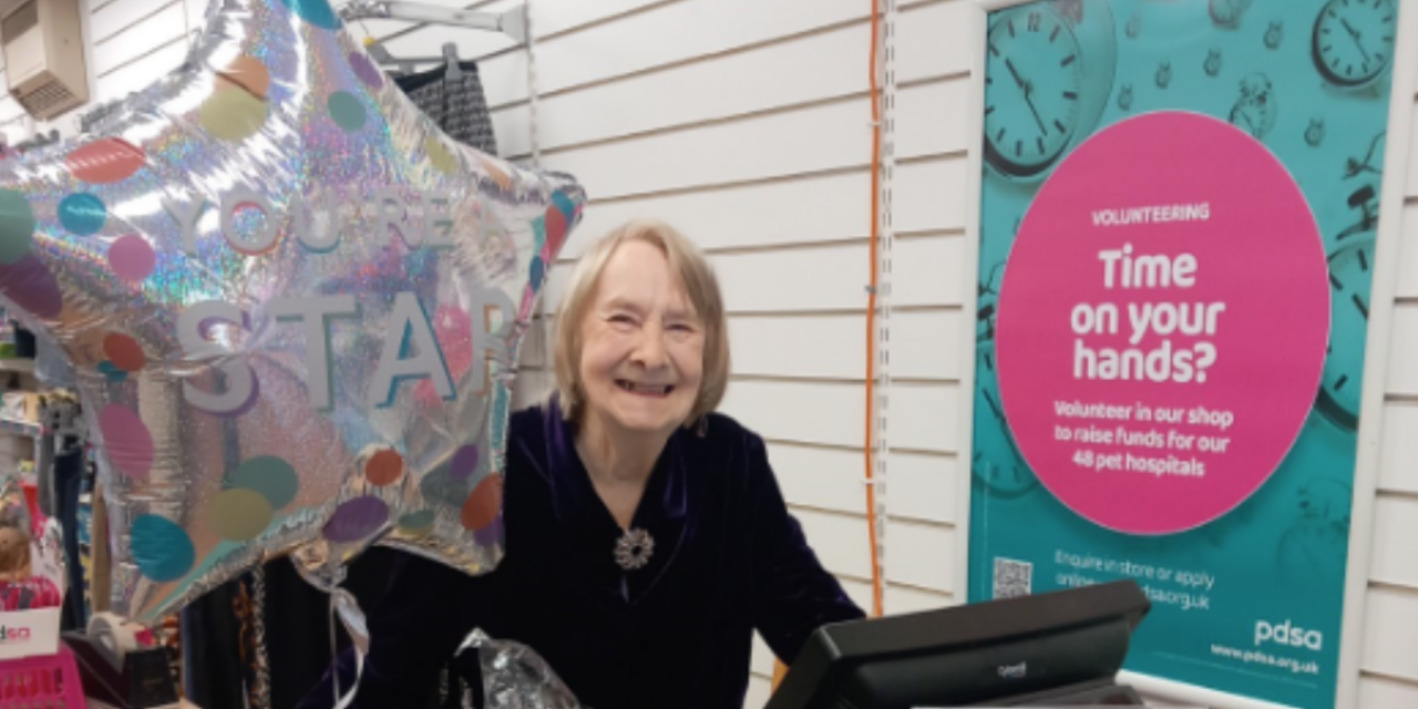 Long-Serving PDSA Volunteer Celebrates 25 Years at Sudbury Shop