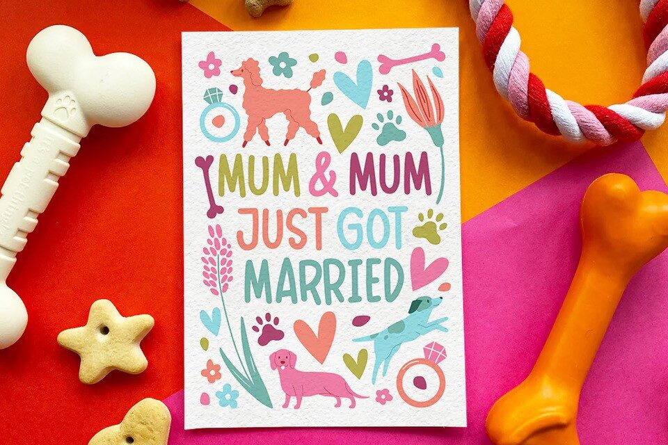 Scoff Paper Launches Edible Wedding Cards for Dogs